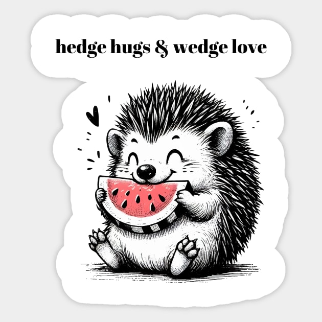 Hedge Hugs & Wedge Love Sticker by Teresa's Store 1